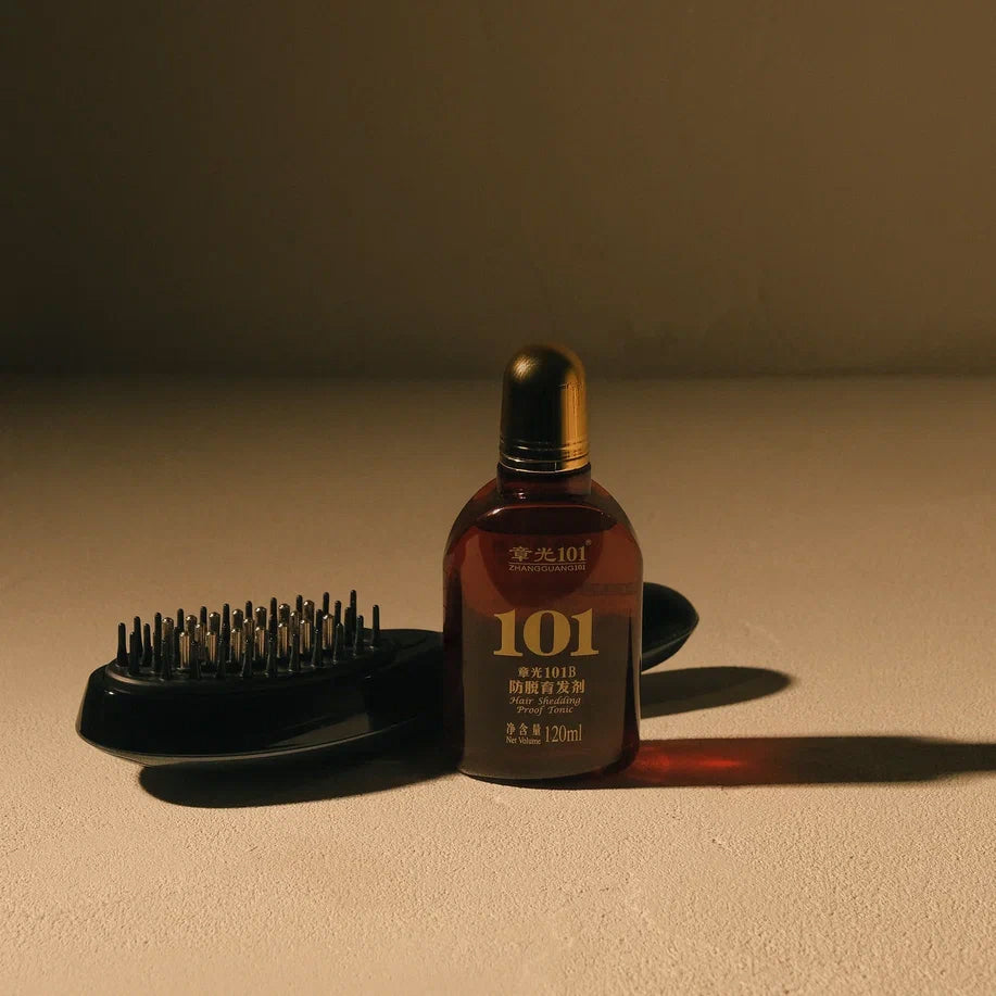 Fabao (Zhangguang) 101B Hair Tonic + Electric Scalp Comb Set