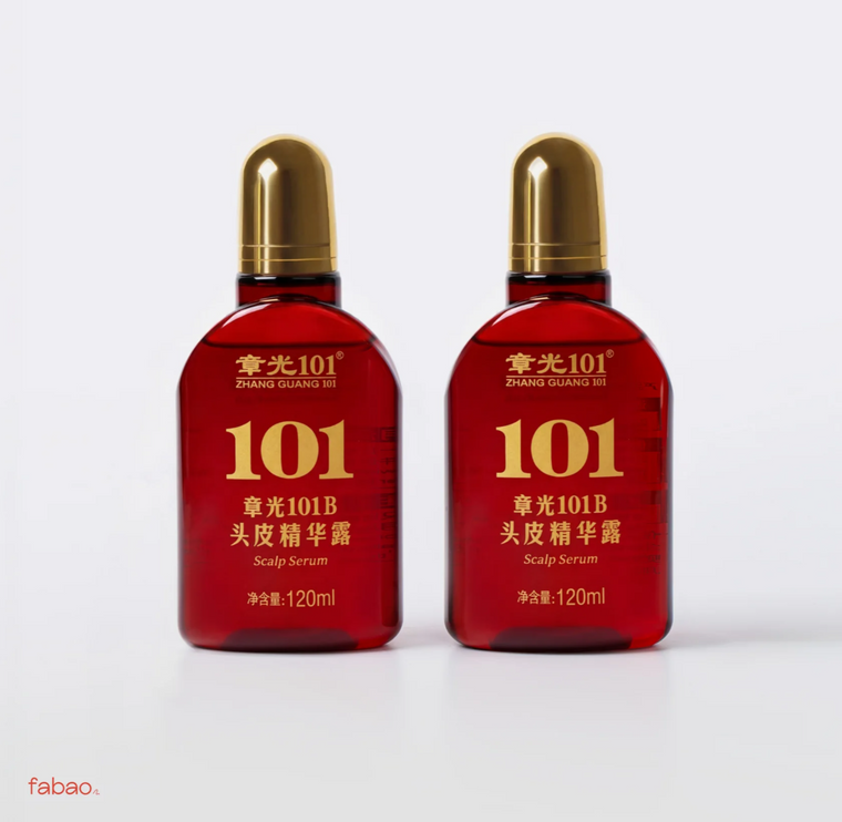 Fabao (Zhangguang) 101B Hair Tonic — 2-Bottle Course, 2 × 120 ml